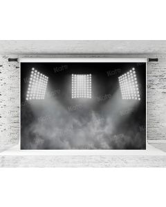 Kate 8x8ft Sports Stadium Photography Background Artistic Backdrop for Portrait Smoky Grey Spotlight Photo Background