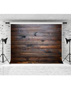 Kate 10x6.5ft Dark Wood Photo Backdrop for Photographers Horizontal Wooden Texture Floor Backgrounds for Studio Photo Props